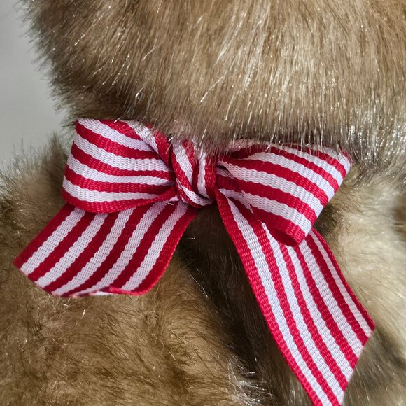 Patriotic Cherrydale Farms Brown 10" Plush Setting Bear Vintage 2003 - Picture 7 of 8